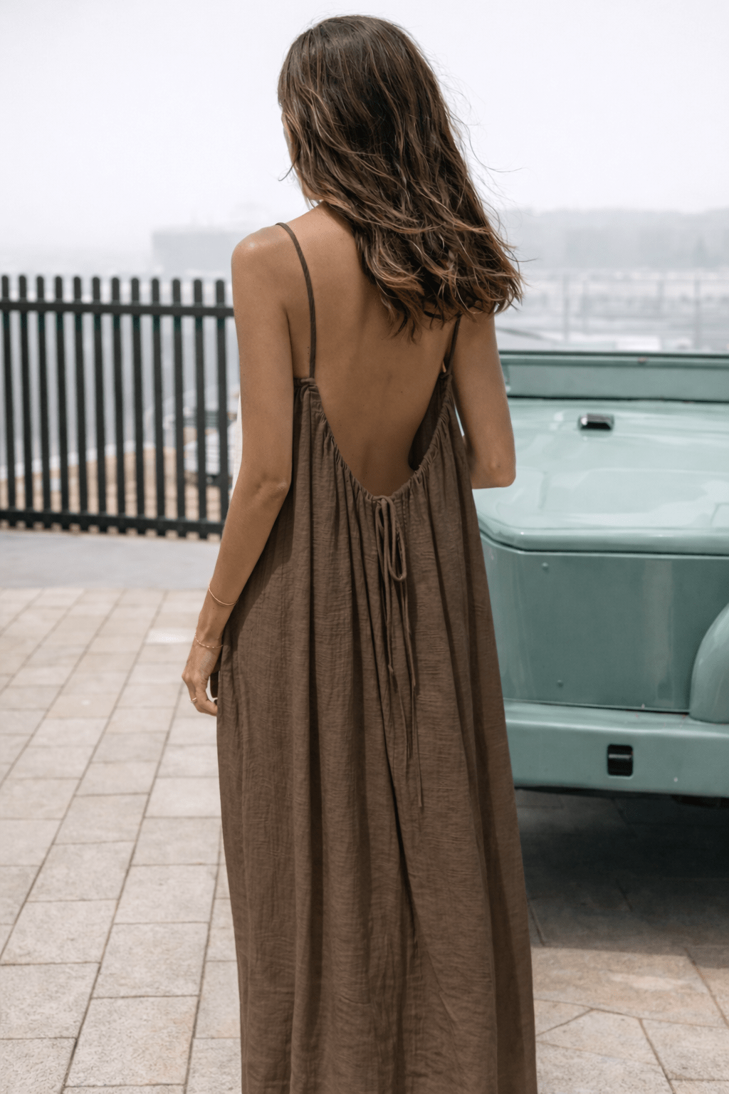 De ParkLane™ Sunkissed Backless Maxi Jurk