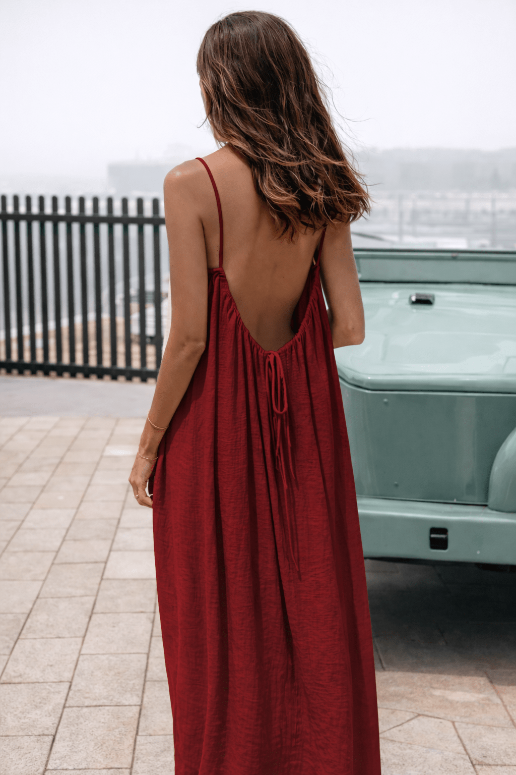 De ParkLane™ Sunkissed Backless Maxi Jurk