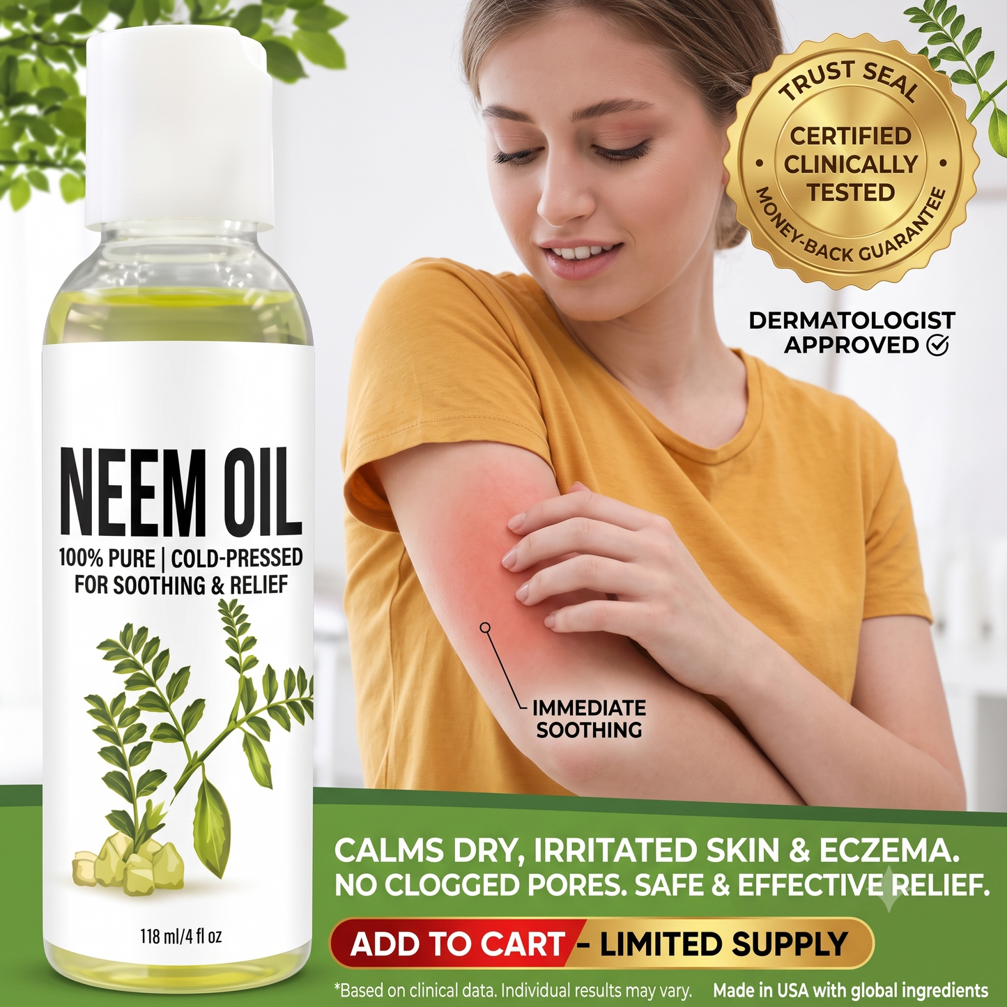 Pure Neem Oil for Radiant Beauty