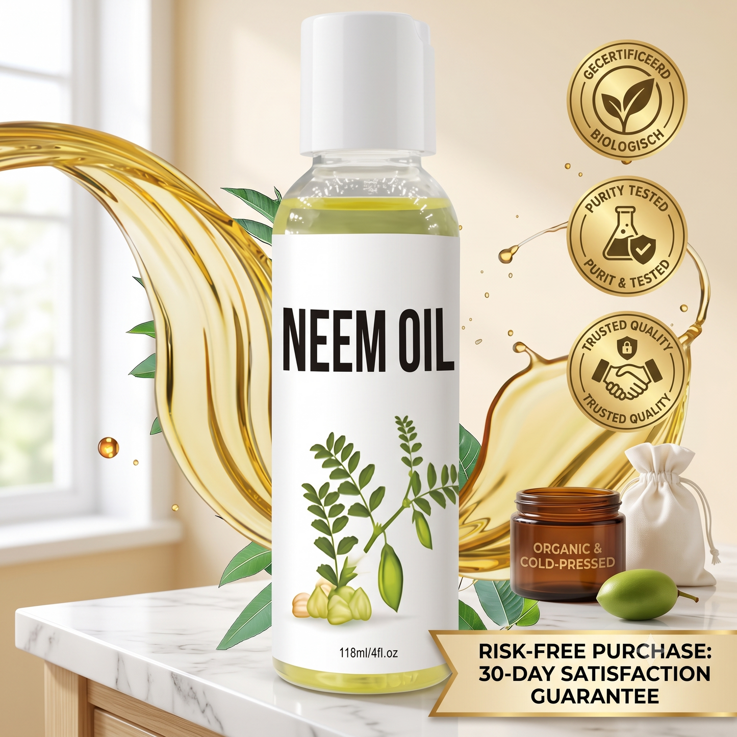 Pure Neem Oil for Radiant Beauty
