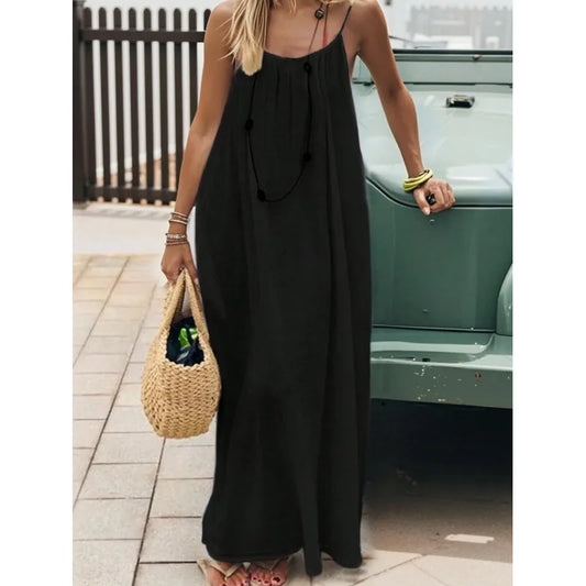 De ParkLane™ Sunkissed Backless Maxi Jurk